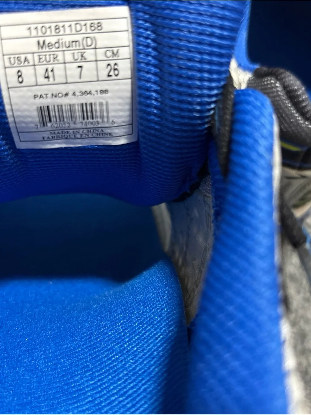 Brooks Silver Blue Black Neon Yellow Athletic Running Shoes